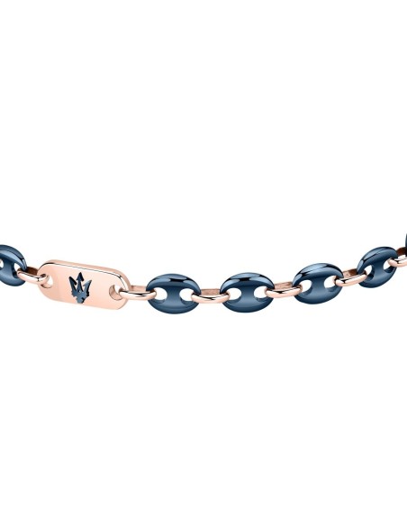 Bracciale MASERATI uomo Maserati Ceramic oro rosa / blu