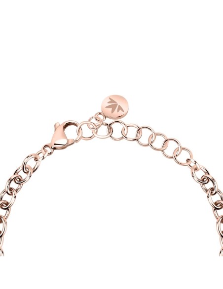 Bracciale MORELLATO donna Talismani acciaio oro rosa / bimba / cuore