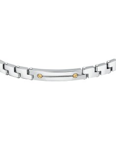 Bracciale Uomo Morellato Acciaio e Oro 750 (SATM19) 2