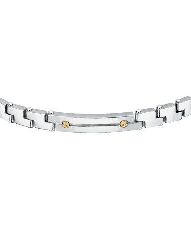 Bracciale Uomo Morellato Acciaio e Oro 750...