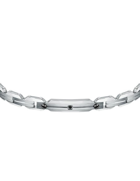 Bracciale SECTOR uomo Premium acciaio / cristallo nero (SAVK06)