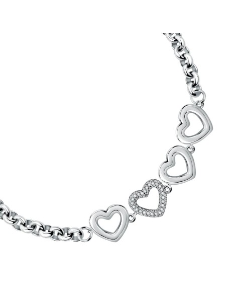 Bracciale MORELLATO donna Bagliori acciaio cuori / strass