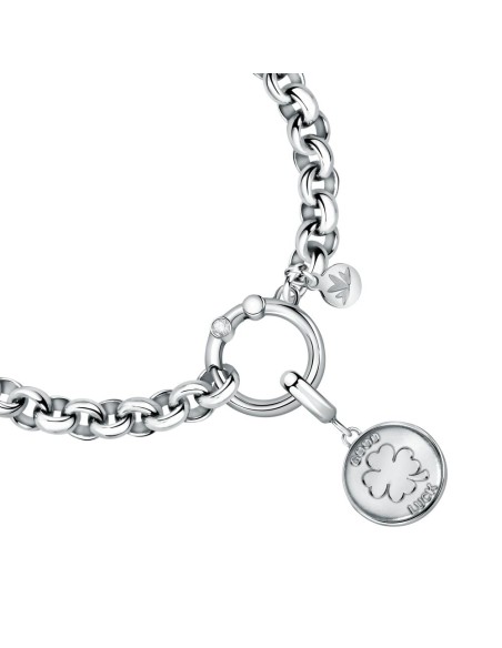 Bracciale MORELLATO donna Drops acciaio / quadrifoglio