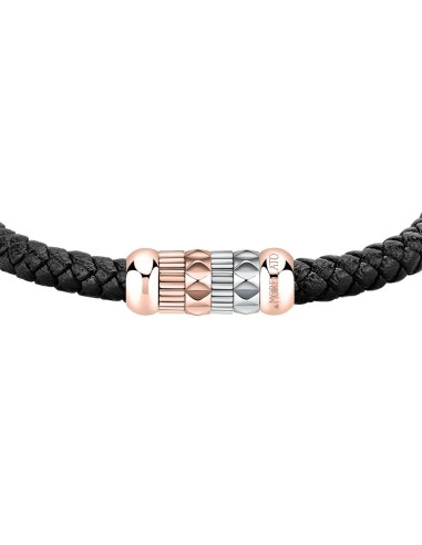 Bracciale MORELLATO uomo Moody nero / acciaio /...