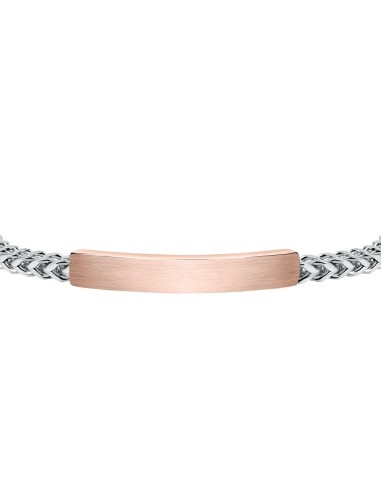 Bracciale SECTOR uomo Basic acciaio / oro rosa