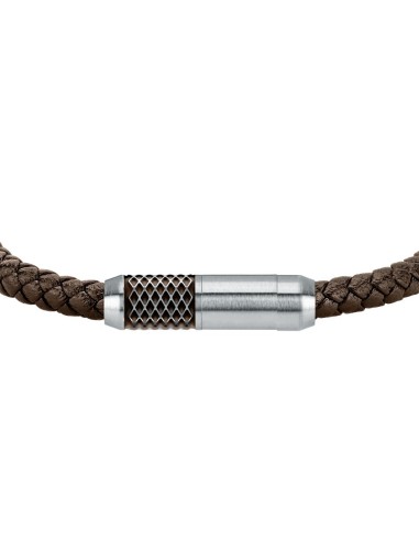 Bracciale SECTOR uomo Bandy pelle marrone /...