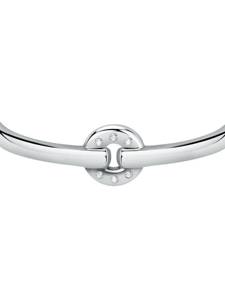 Bracciale MORELLATO donna Bagliori bangle acciaio / cristalli bianchi