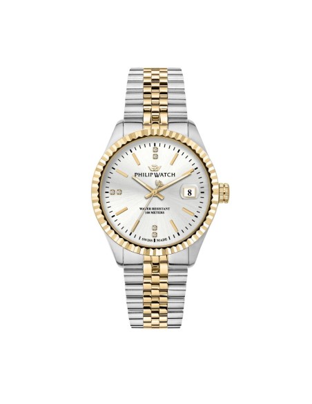 Philip Watch Caribe 39mm 3h wsi wdiam dial br ss+yg
