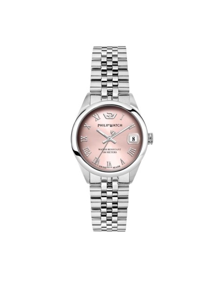 Philip Watch Caribe – Orologio Donna Rosa con Bracciale Silver (R8253597622)
