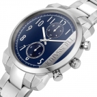 Orologio TRUSSARDI uomo T-city multi funzione acciaio / blu