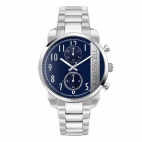 Orologio TRUSSARDI uomo T-city multi funzione acciaio / blu