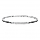 Maserati Maserati br. ss w blk crystals 220mm maschile