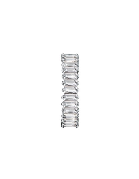 Morellato Baguette ring silver plated wwhi cz s18