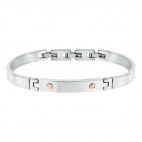 Bracciale MORELLATO uomo Urban acciaio / oro rosa