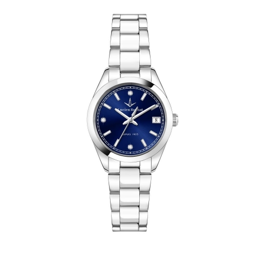 Lucien Rochat Madame 32mm 3h blue wdiam dial br ss