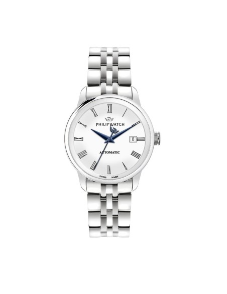 Orologio PHILIP WATCH Anniversary Automatico data acciaio / bianco