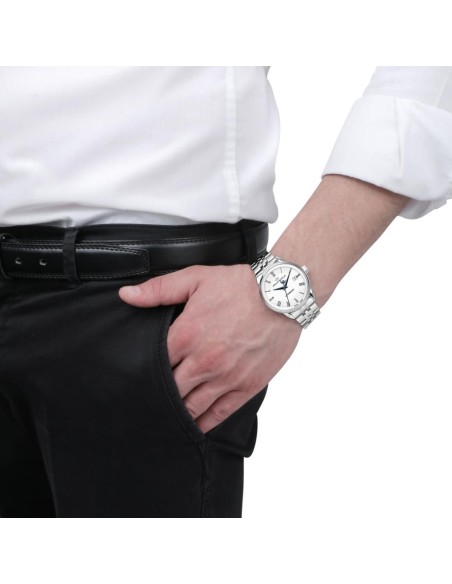 Orologio PHILIP WATCH Anniversary Automatico data acciaio / bianco