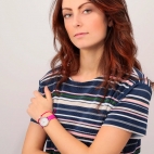 Morellato Sensazioni summer 3h white dial fucsia s femminile