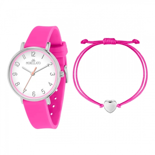 Morellato Sensazioni summer 3h white dial fucsia s femminile