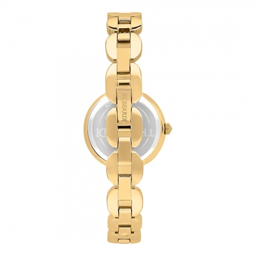 Trussardi T-chain 28mm 2h black dial br yg