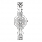 Trussardi T-chain 28mm 2h white dial br ss