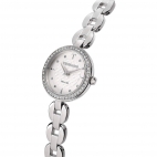 Trussardi T-chain 28mm 2h white dial br ss