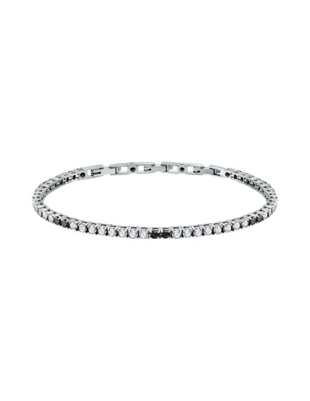 Bracciale MORELLATO uomo Tennis argento / cristalli bianchi