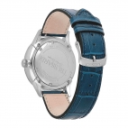 Trussardi T-complicity 41mm 3h blue dial blue stra