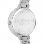 Trussardi T-lissom 28mm 2h silver dial ss br