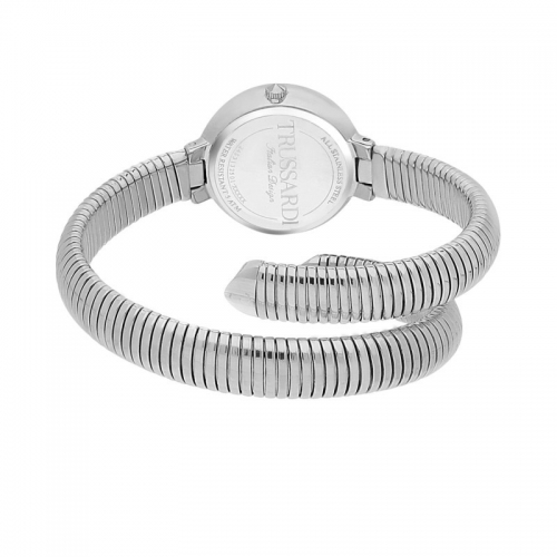 Trussardi T-lissom 28mm 2h silver dial ss br