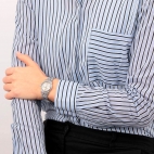 Philip Watch Anniversary 30mm 3h wsilver dial br ss donna