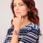 Sector Ex-05 digital pink dial pink pu strap femminile