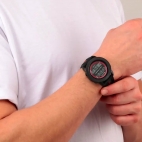 Sector Ex-17 44mm digital blackred strap
