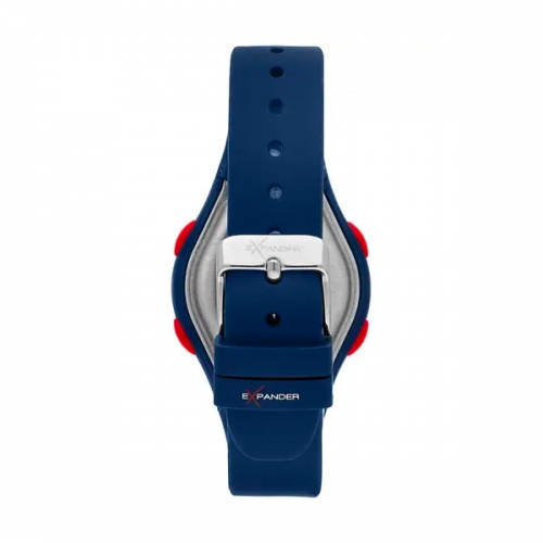 Sector Ex-25 38mm digital blue dial blue sil st maschile