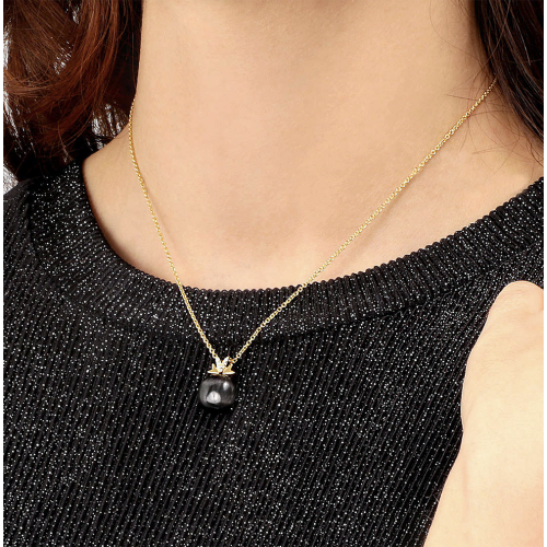Morellato Gemma pend. yg wblack cat eye arg.925 donna SAKK101