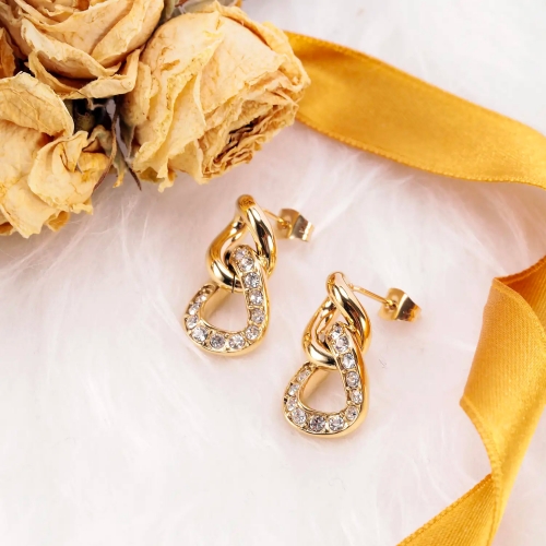 Morellato Unica earr.yg curb chain with crystal femminile SATS05