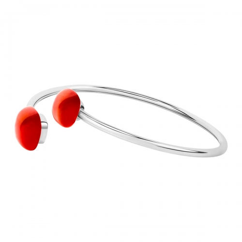 Morellato Gemma bangle ss wcoral cat eye arg.925 donna SAKK110