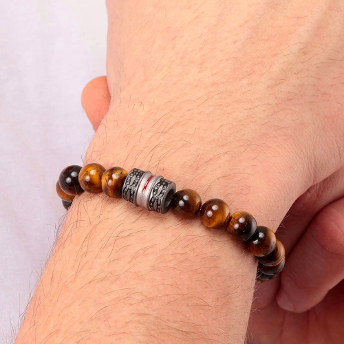 Sector Rude br.tiger eye stone