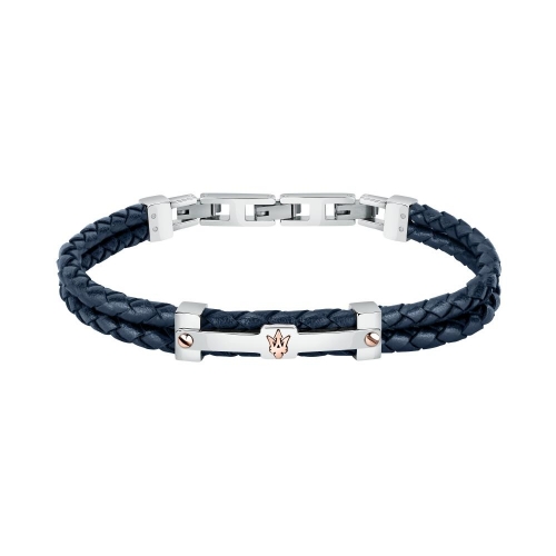 Maserati Maserati j br. blue recy. leath+rg 22cm