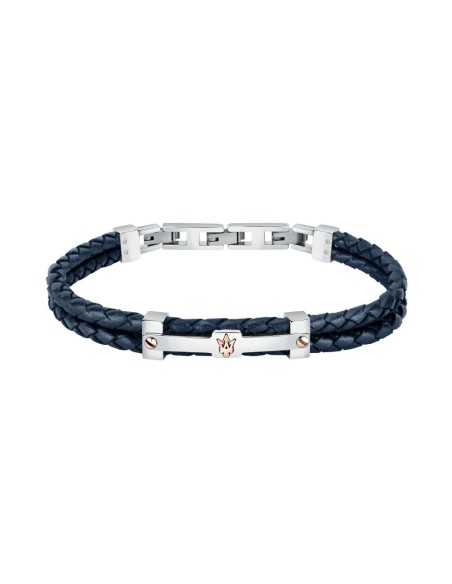 Maserati Maserati j br. blue recy. leath+rg 22cm