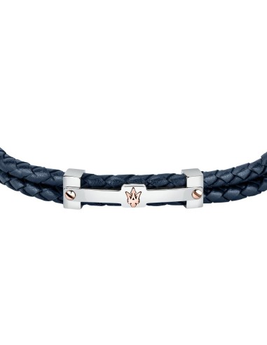 Maserati Maserati j br. blue recy. leath+rg 22cm