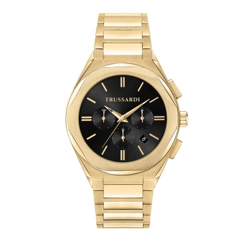 Trussardi Brink – Orologio Uomo Dorato/Nero...
