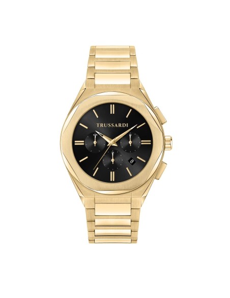 Trussardi Brink – Orologio Uomo Dorato/Nero Multifunzione (R2453156001)
