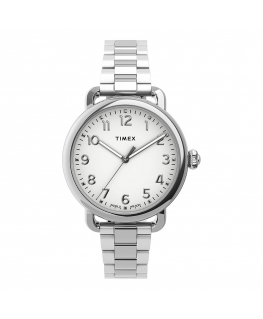 Orologio TIMEX donna Essential tempo acciaio / bianco