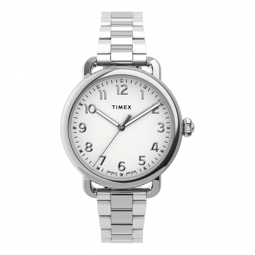 Orologio TIMEX donna Essential tempo acciaio / bianco
