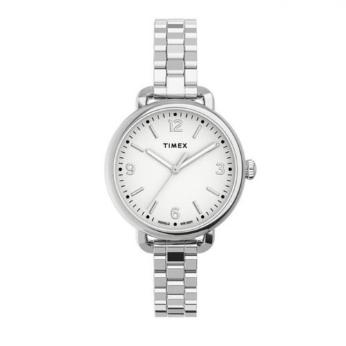 Orologio TIMEX donna Standard tempo acciaio / bianco
