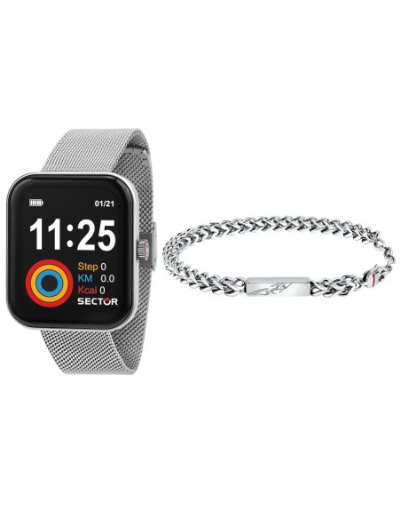 Smartwatch SECTOR S-03 multi funzione acciaio / special con bracciale