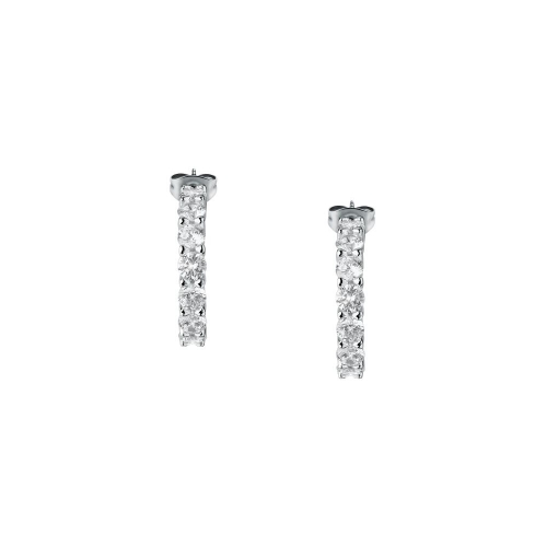 Morellato Tesori earring 925% 16mm hoop with cz