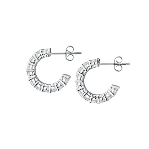 Morellato Tesori earring 925% 16mm hoop with cz