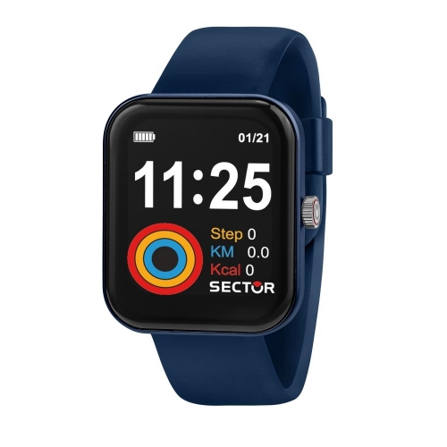 Smartwatch SECTOR S-03 digitale multi funzione gomma blu